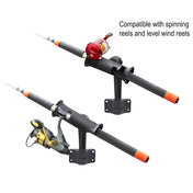 RAM Mount RAM Tube Jr. Fishing Rod Holder w/Short 4" Length Post Spline & Bulkhead Mounting Base [RAP - 390 - SBU], Rod Holders, RAM Mounting Systems, , , at Festive Water Paddlesports