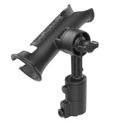 RAM Mount RAM Tube Jr. Holder w/Universal Adapt - A - Post Track Base - 4" Post [RAP - 390 - SAAPUTU], Fishing Rod Holders, RAM Mounting Systems, , , at Festive Water Paddlesports