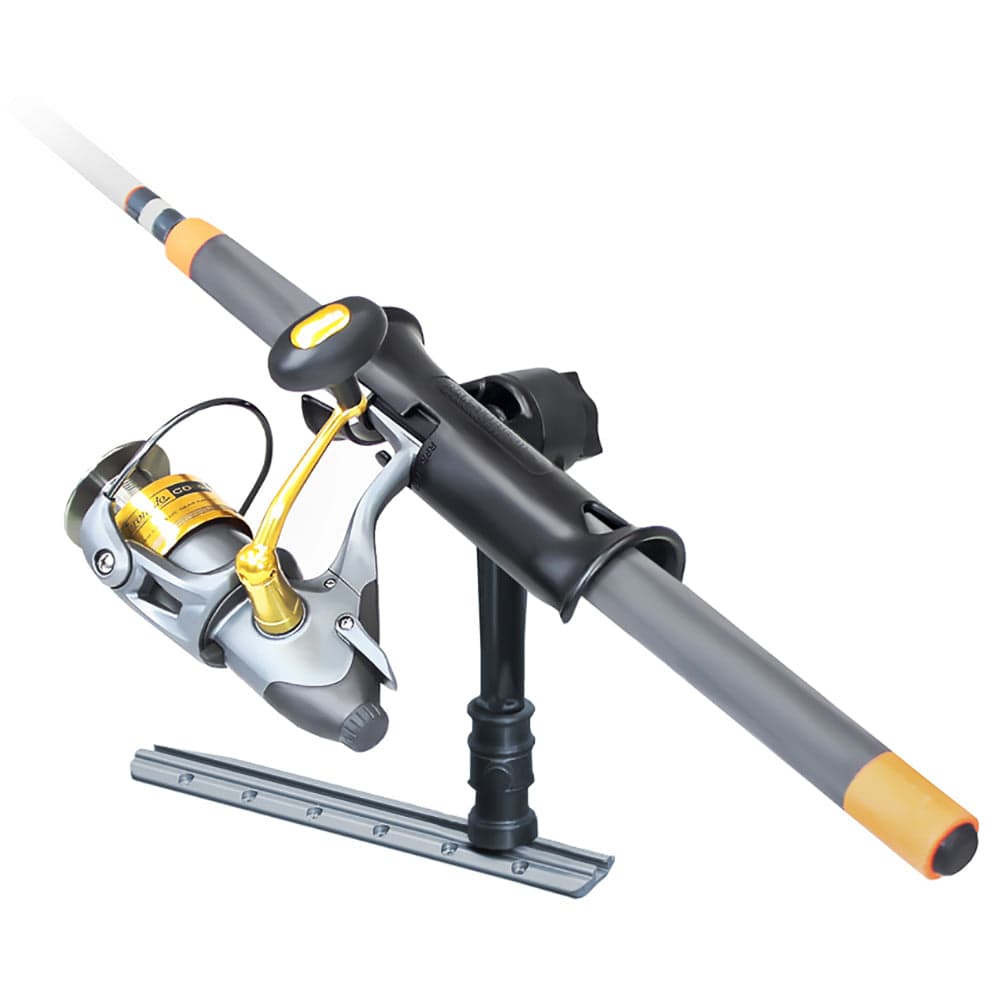 RAM Mount Ram Tube Jr. Rod Holder w/ 6" Post & Adapt - A - Post Track Mounting Base [RAP - 390 - AAPU], Rod Holders, RAM Mounting Systems, , , at Festive Water Paddlesports