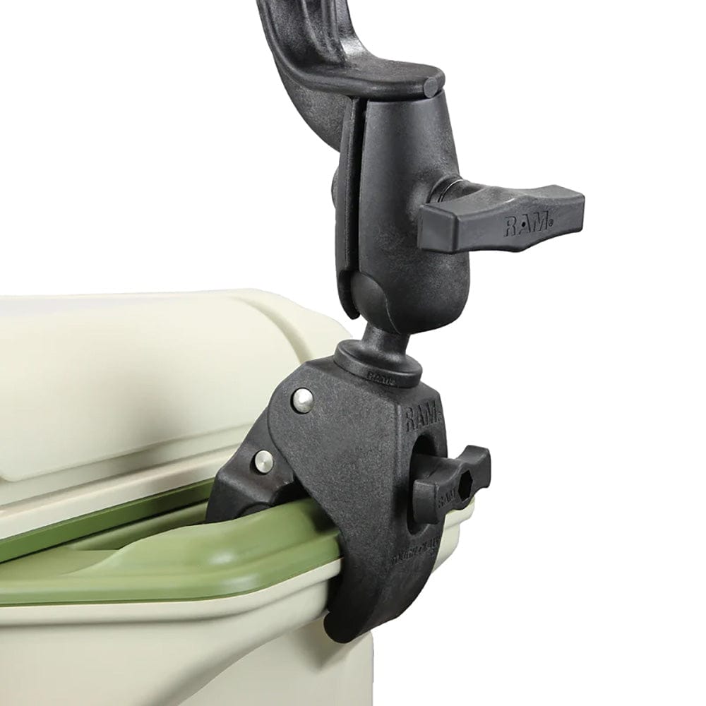 RAM Mount RAM Tube Jr. Rod Holder w/Revolution Arm RAM Tough - Claw Base [RAP - 390 - RB - 404U], Fishing Rod Holders, RAM Mounting Systems, , , at Festive Water Paddlesports