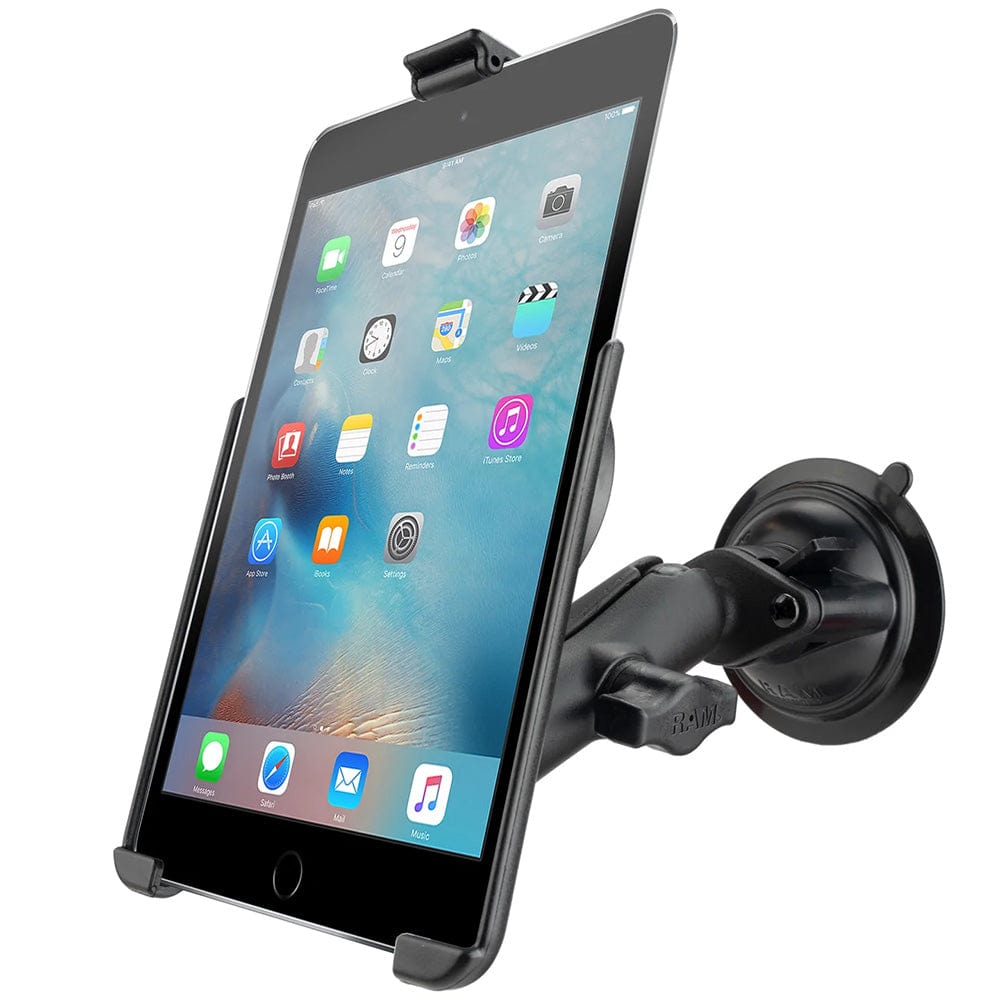 RAM Mount RAM Twist - Lock Suction Cup Mount f/Apple iPad mini 4 5 [RAM - B - 166 - AP20U], iPad/iPhone/iPod Mounts, RAM Mounting Systems, , , at Festive Water Paddlesports