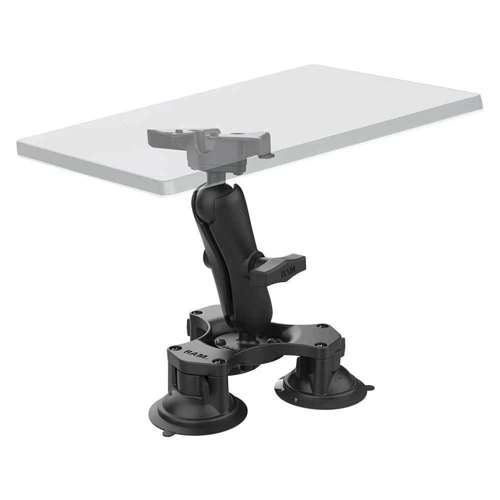 RAM Mount RAM Twist - Lock Triple Suction Heavy Duty Mount f/Starlink Mini [RAP - 365 - 138 - STA1U], Suction Cup Mounts, RAM Mounting Systems, , , at Festive Water Paddlesports