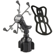 RAM Mount RAM X - Grip f/7" - 8" Tablets w/RAM Stubby Cup Holder Base [RAP - B - 299 - 4 - UN8U], Vehicle Mounts, RAM Mounting Systems, , , at Festive Water Paddlesports