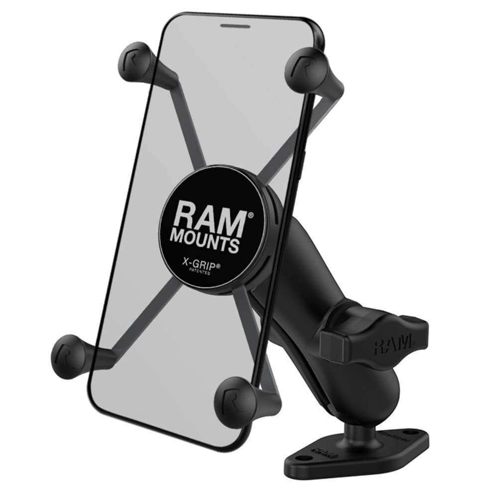 RAM Mount RAM X - Grip Large Phone Mount w/Diamond Base [RAM - B - 102 - UN10U], Cell Phone Mounts, RAM Mounting Systems, , , at Festive Water Paddlesports