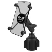 RAM Mount RAM X - Grip Large Phone Mount w/RAM Stubby Cup Holder Base [RAP - B - 299 - 4 - UN10U], Vehicle Mounts, RAM Mounting Systems, , , at Festive Water Paddlesports