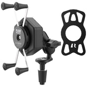 RAM Mount RAM X - Grip Large Phone Mount w/Vibe - Safe Fork Stem Base - Short [RAM - B - 176 - A - UN10 - 462], Cell Phone Mounts, RAM Mounting Systems, , , at Festive Water Paddlesports