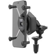 RAM Mount RAM X - Grip Large Phone Mount w/Vibe - Safe Fork Stem Base - Short [RAM - B - 176 - A - UN10 - 462], Cell Phone Mounts, RAM Mounting Systems, , , at Festive Water Paddlesports