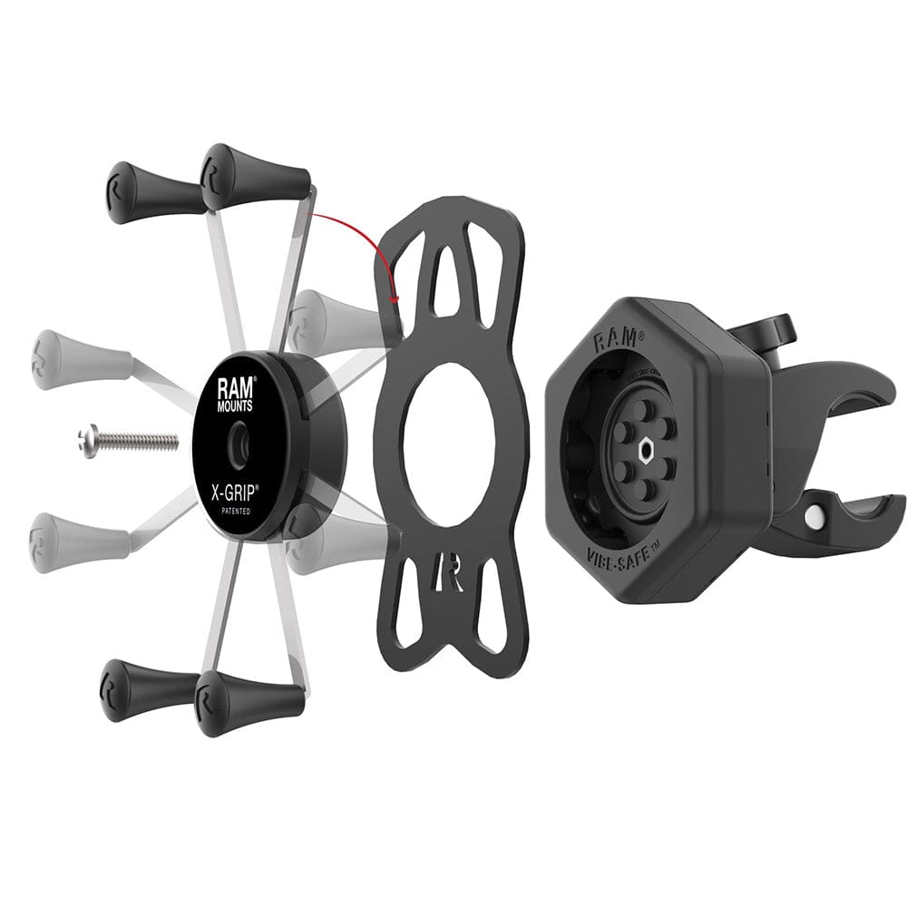 RAM Mount RAM X - Grip Large Phone Mount w/Vibe - Safe Small Tough - Claw [RAM - HOL - UN10 - 462 - 400], Cell Phone Mounts, RAM Mounting Systems, , , at Festive Water Paddlesports