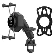 RAM Mount RAM X - Grip Large Phone Mount w/Vibe - Safe U - Bolt Base - Medium [RAM - B - 149Z - UN10 - 462], Cell Phone Mounts, RAM Mounting Systems, , , at Festive Water Paddlesports