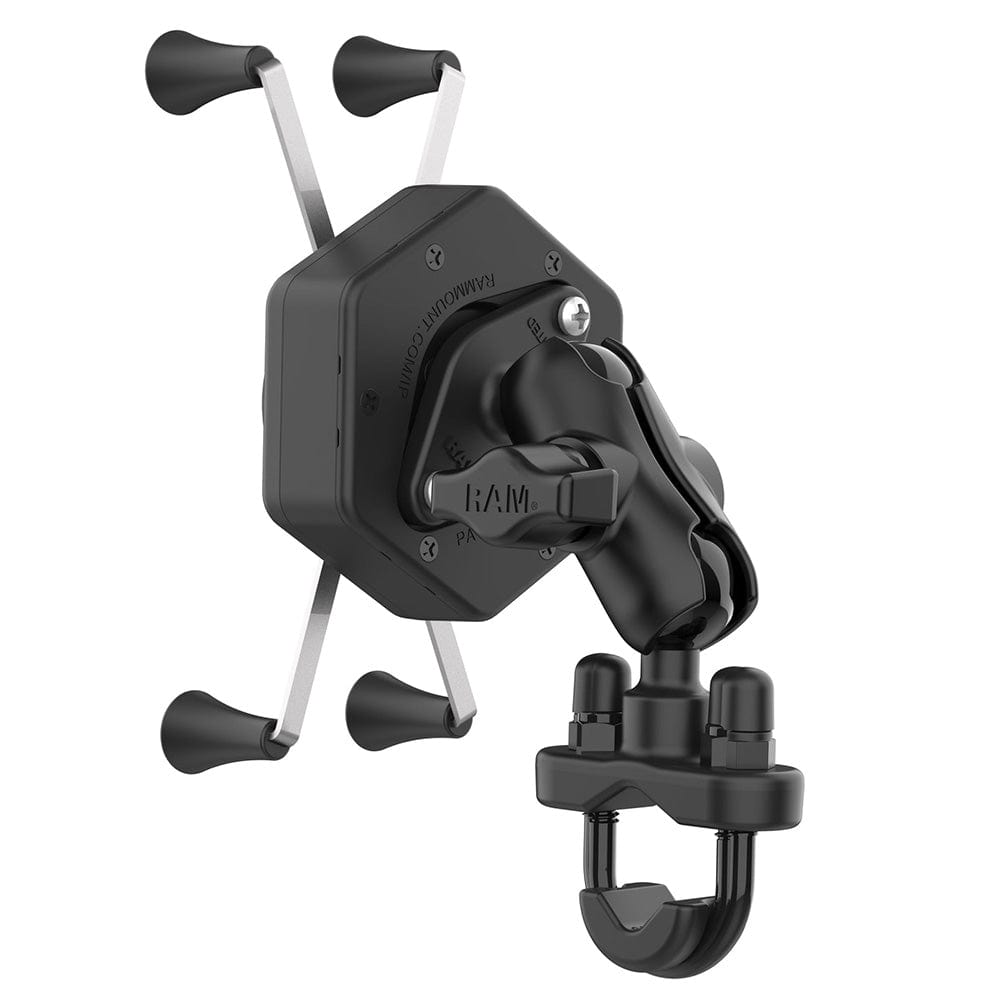 RAM Mount RAM X - Grip Large Phone Mount w/Vibe - Safe U - Bolt Base - Short [RAM - B - 149Z - A - UN10 - 462], Cell Phone Mounts, RAM Mounting Systems, , , at Festive Water Paddlesports