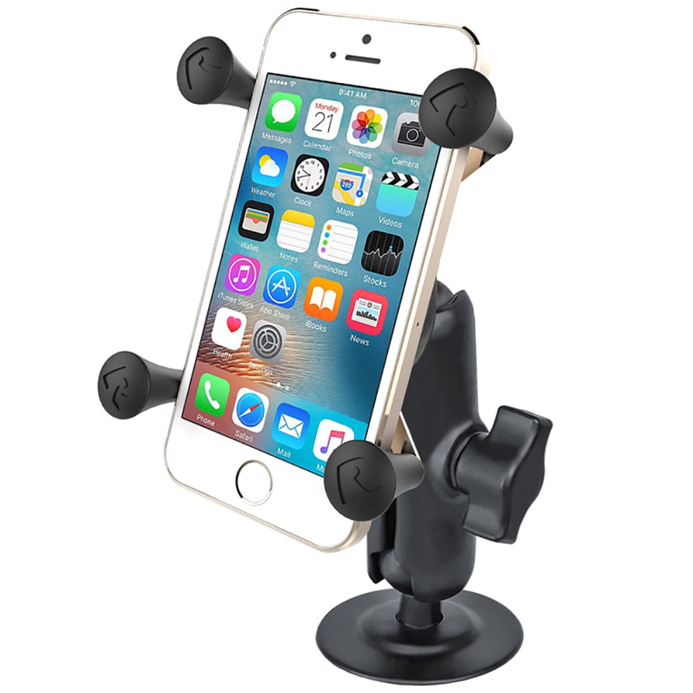 RAM Mount RAM X - Grip Phone Mount w/Flex Adhesive Base [RAP - B - 378 - UN7U], Surface Mount, RAM Mounting Systems, , , at Festive Water Paddlesports