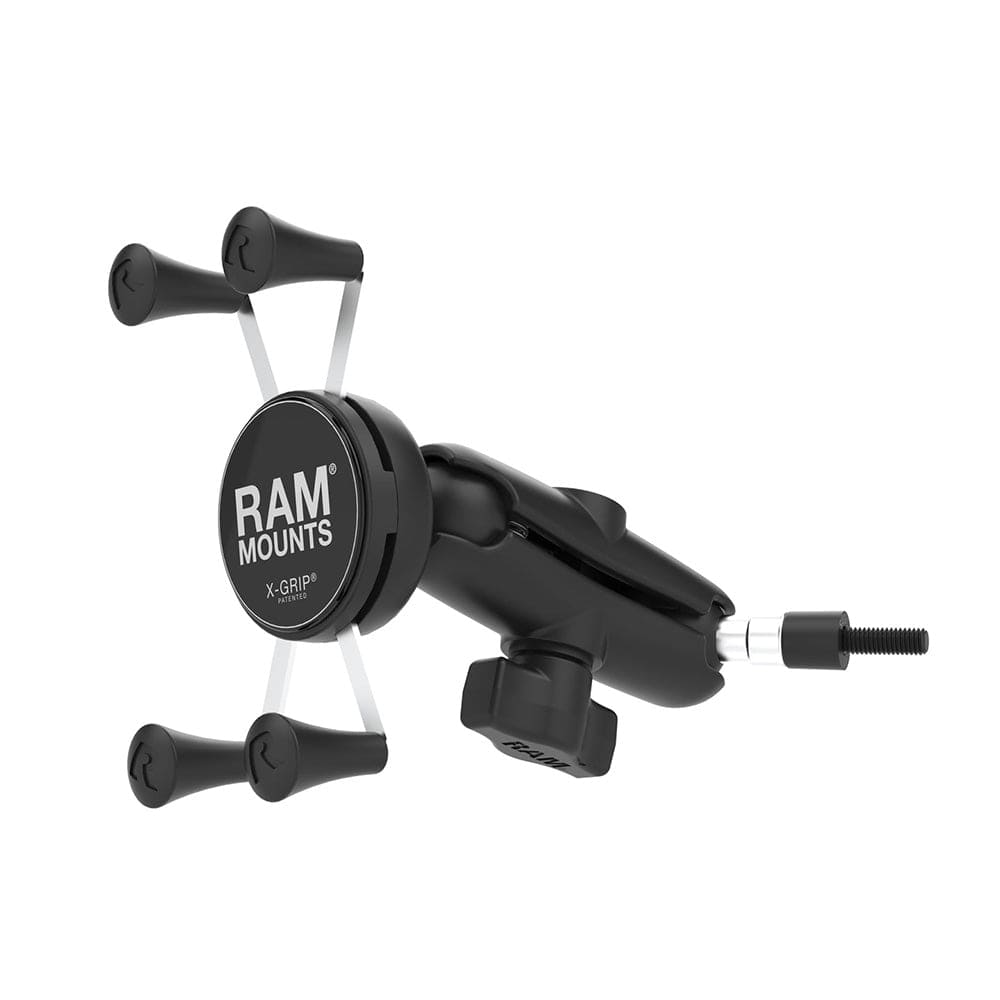 RAM Mount RAM X - Grip Phone Mount w/Grab Handle M6 Bolt Base [RAM - B - 186 - M6 - UN7U], Cell Phone Mounts, RAM Mounting Systems, , , at Festive Water Paddlesports