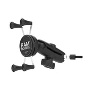 RAM Mount RAM X - Grip Phone Mount w/Grab Handle M6 Bolt Base [RAM - B - 186 - M6 - UN7U], Cell Phone Mounts, RAM Mounting Systems, , , at Festive Water Paddlesports