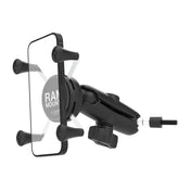 RAM Mount RAM X - Grip Phone Mount w/Grab Handle M6 Bolt Base [RAM - B - 186 - M6 - UN7U], Cell Phone Mounts, RAM Mounting Systems, , , at Festive Water Paddlesports