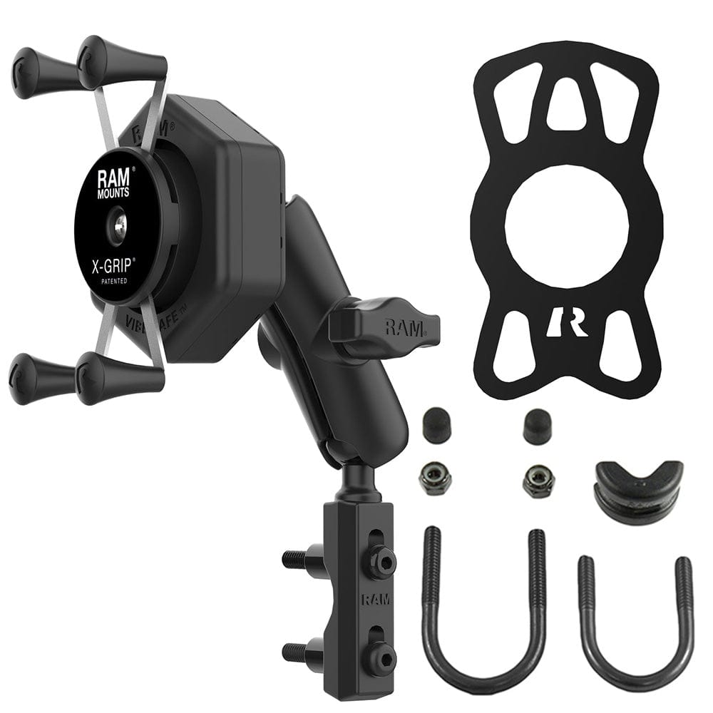 RAM Mount RAM X - Grip Phone Mount w/Vibe - Safe Reservoir Base [RAM - B - 174 - UN7 - 462], Cell Phone Mounts, RAM Mounting Systems, , , at Festive Water Paddlesports