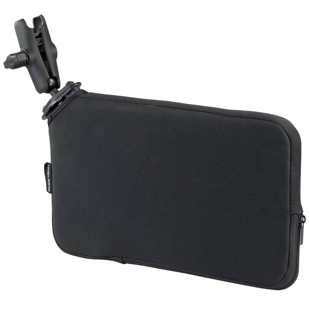 RAM Mount Seat Tough - Wedge w/1" Ball Base & Standard Length Double Socket Arm [RAM - B - 407 - 201U], Seat Mounts, RAM Mounting Systems, , , at Festive Water Paddlesports