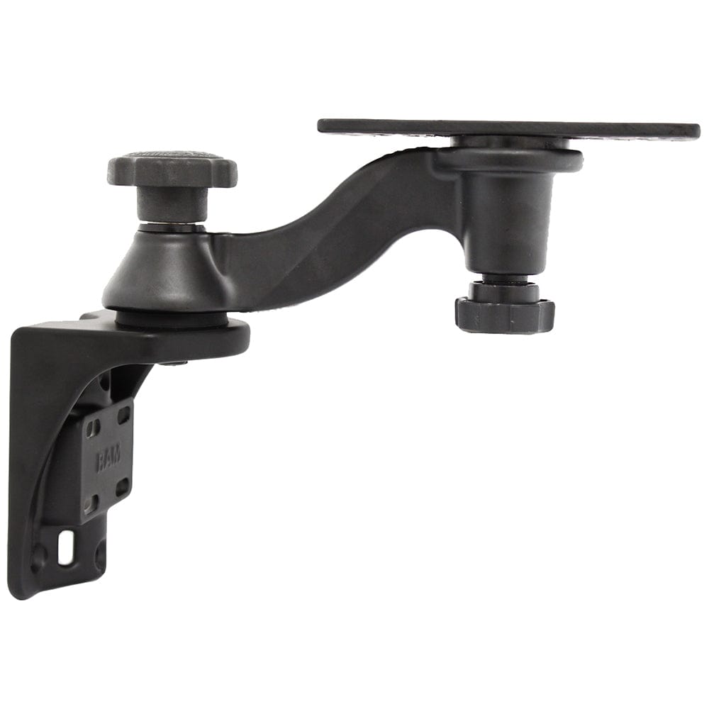 RAM Mount Single 6" Swing Arm with 6.25" x 2" Rectangle Base and Vertical Mounting Base [RAM - 109VU], Marine Electronics Mounts, RAM Mounting Systems, , , at Festive Water Paddlesports