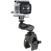 RAM Mount Small Tough - Claw Base w/Short Double Socket Arm GoPro/Action Camera Mount [RAM - B - 400 - A - GOP1U], Camera Mounts, RAM Mounting Systems, , , at Festive Water Paddlesports