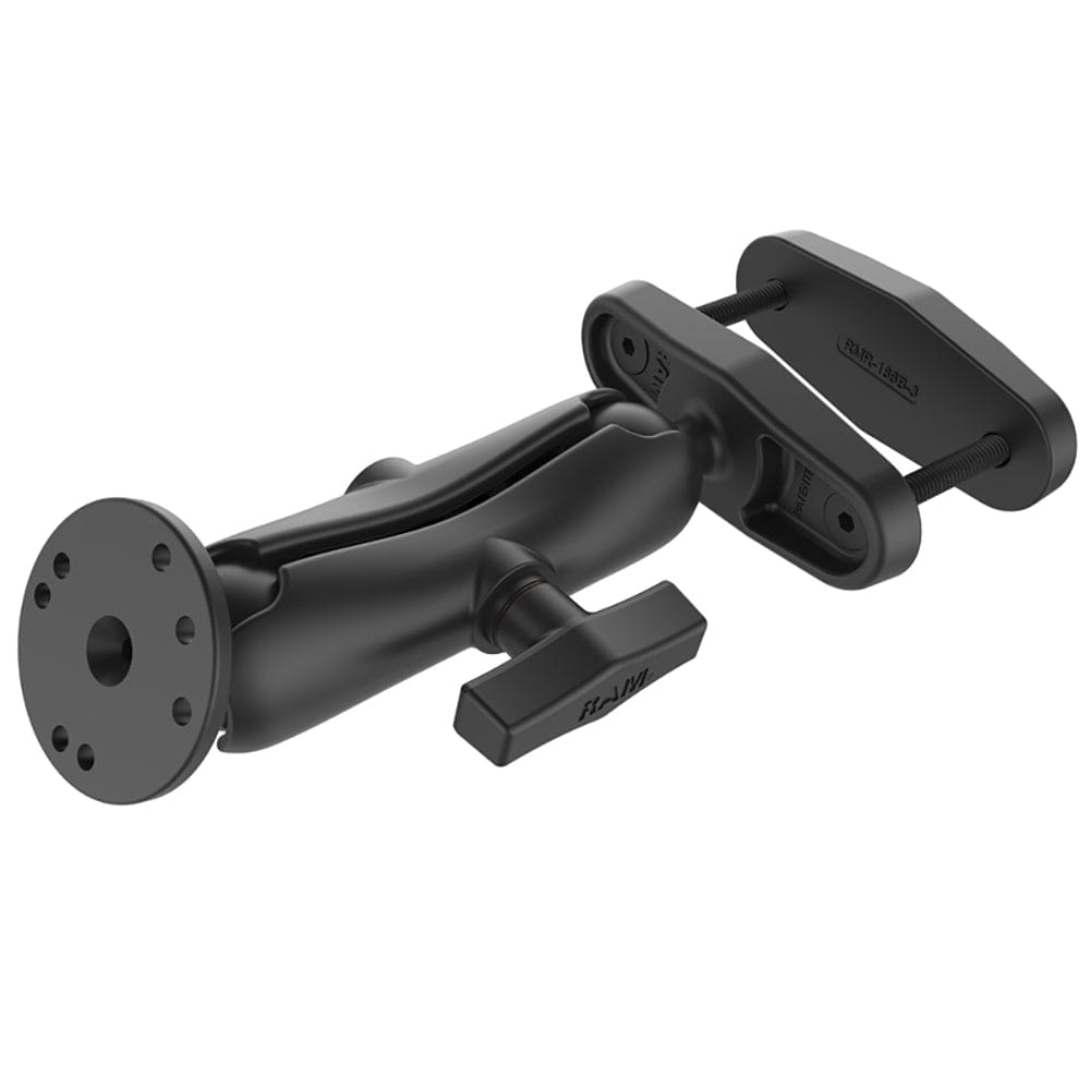 RAM Mount Square Post Clamp f/Posts Up to 3" Wide w/Arm [RAM - 101U - 247 - 3], Rail/Handle Bar Mounts, RAM Mounting Systems, , , at Festive Water Paddlesports