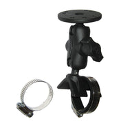 RAM Mount Strap Mount w/Short Arm & Round Base [RAM - B - 108U - A], Rail/Handle Bar Mounts, RAM Mounting Systems, , , at Festive Water Paddlesports