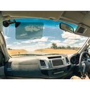 RAM Mount Suction Cup Mount w/Dark Green Sun Visor - 50% Tint [RAM - B - 166 - 326 - VIS - G1U], Aviation, RAM Mounting Systems, at Festive Water Paddlesports