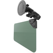 RAM Mount Suction Cup Mount w/Dark Green Sun Visor - 50% Tint [RAM - B - 166 - 326 - VIS - G1U], Aviation, RAM Mounting Systems, at Festive Water Paddlesports