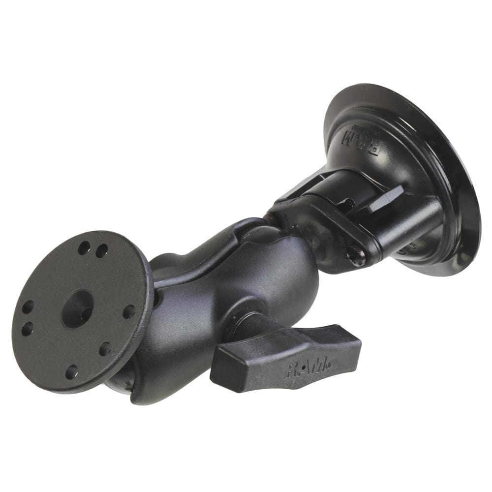 RAM Mount Suction Cup Mount w/Short Arm [RAM - 166 - B - 202U], Suction Cup Mounts, RAM Mounting Systems, , , at Festive Water Paddlesports