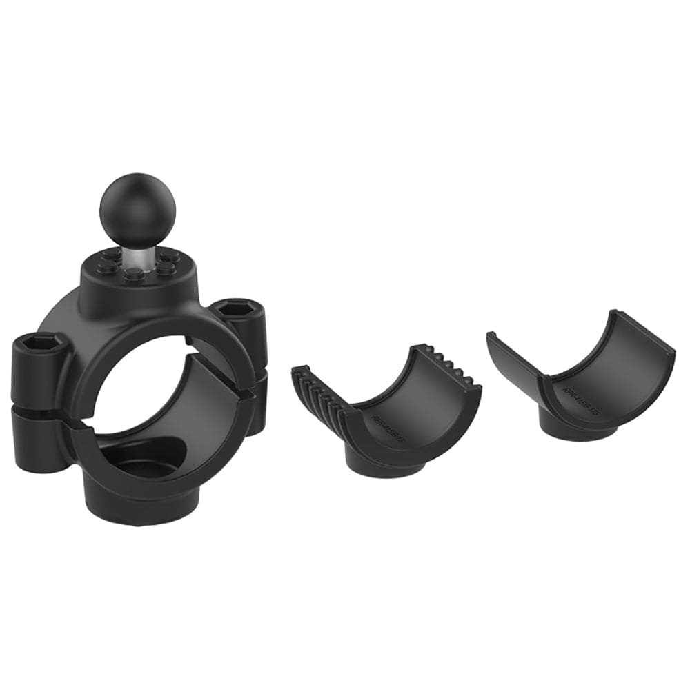 RAM Mount Torque 1 - 1/2" - 2" Diameter Rail Base w/1" Ball [RAM - B - 415 - 15 - 2U], Rail/Handle Bar Mounts, RAM Mounting Systems, , , at Festive Water Paddlesports