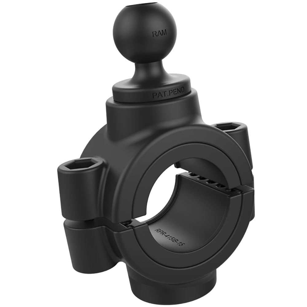 RAM Mount Torque 1 - 1/2" - 2" Diameter Rail Base w/1" Pin - Lock Ball [RAM - B - 351 - 415 - 15 - 2U], Rail/Handle Bar Mounts, RAM Mounting Systems, , , at Festive Water Paddlesports