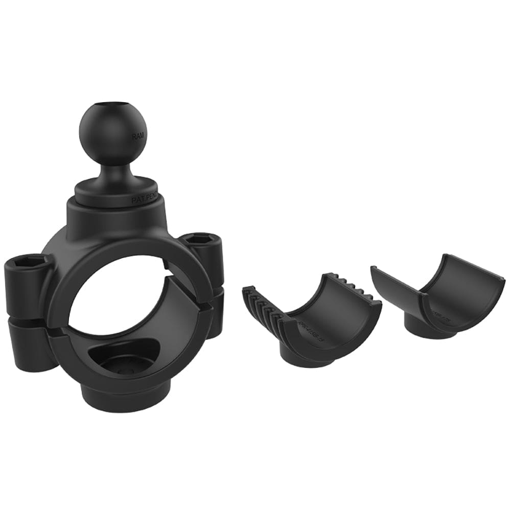 RAM Mount Torque 1 - 1/2" - 2" Diameter Rail Base w/1" Pin - Lock Ball [RAM - B - 351 - 415 - 15 - 2U], Rail/Handle Bar Mounts, RAM Mounting Systems, , , at Festive Water Paddlesports