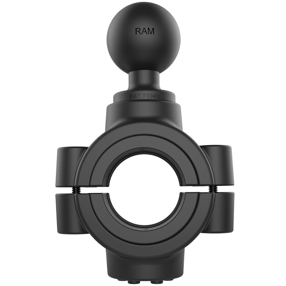 RAM Mount Torque 1 - 1/2" - 2" Diameter Rail Base with 1.5" Pin - Lock Ball [RAM - 351 - 415 - 15 - 2U], Rail/Handle Bar Mounts, RAM Mounting Systems, , , at Festive Water Paddlesports