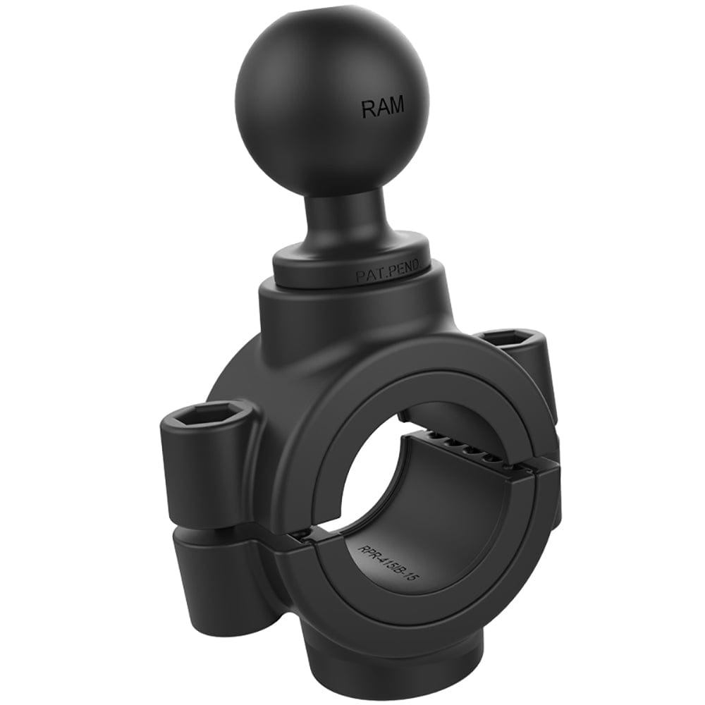 RAM Mount Torque 1 - 1/2" - 2" Diameter Rail Base with 1.5" Pin - Lock Ball [RAM - 351 - 415 - 15 - 2U], Rail/Handle Bar Mounts, RAM Mounting Systems, , , at Festive Water Paddlesports