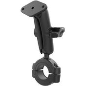RAM Mount Torque 1 - 1/8" - 1 - 1/2" Diameter Handlebar/Rail Base w/1" Ball, Medium Arm Diamond Ball Plate [RAM - B - 408 - 112 - 15 - 238U], Rail/Handle Bar Mounts, RAM Mounting Systems, , , at Festive Water Paddlesports