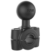 RAM Mount Torque 3/8" - 5/8" Diameter Mini Rail Base w/1" Ball [RAM - B - 408 - 37 - 62U], Rail/Handle Bar Mounts, RAM Mounting Systems, , , at Festive Water Paddlesports
