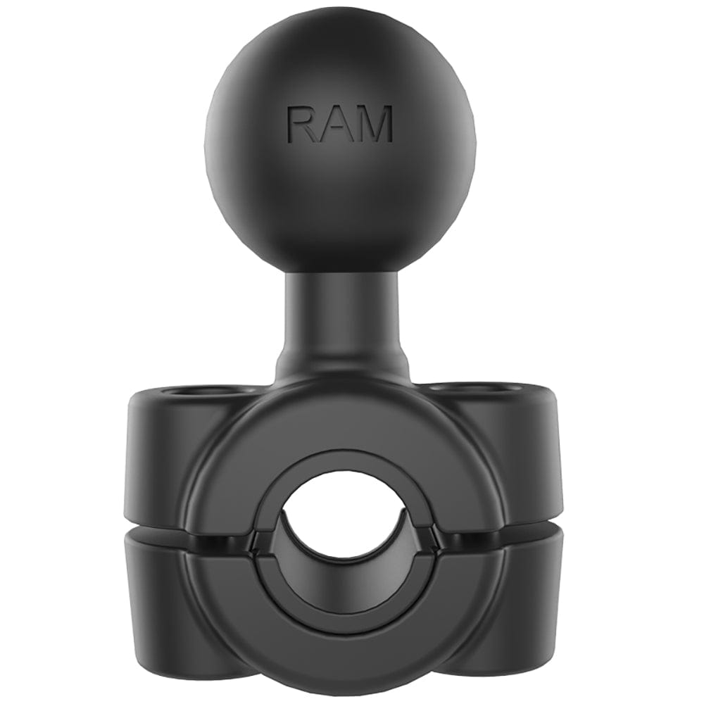RAM Mount Torque 3/8" - 5/8" Diameter Mini Rail Base w/1" Ball [RAM - B - 408 - 37 - 62U], Rail/Handle Bar Mounts, RAM Mounting Systems, , , at Festive Water Paddlesports