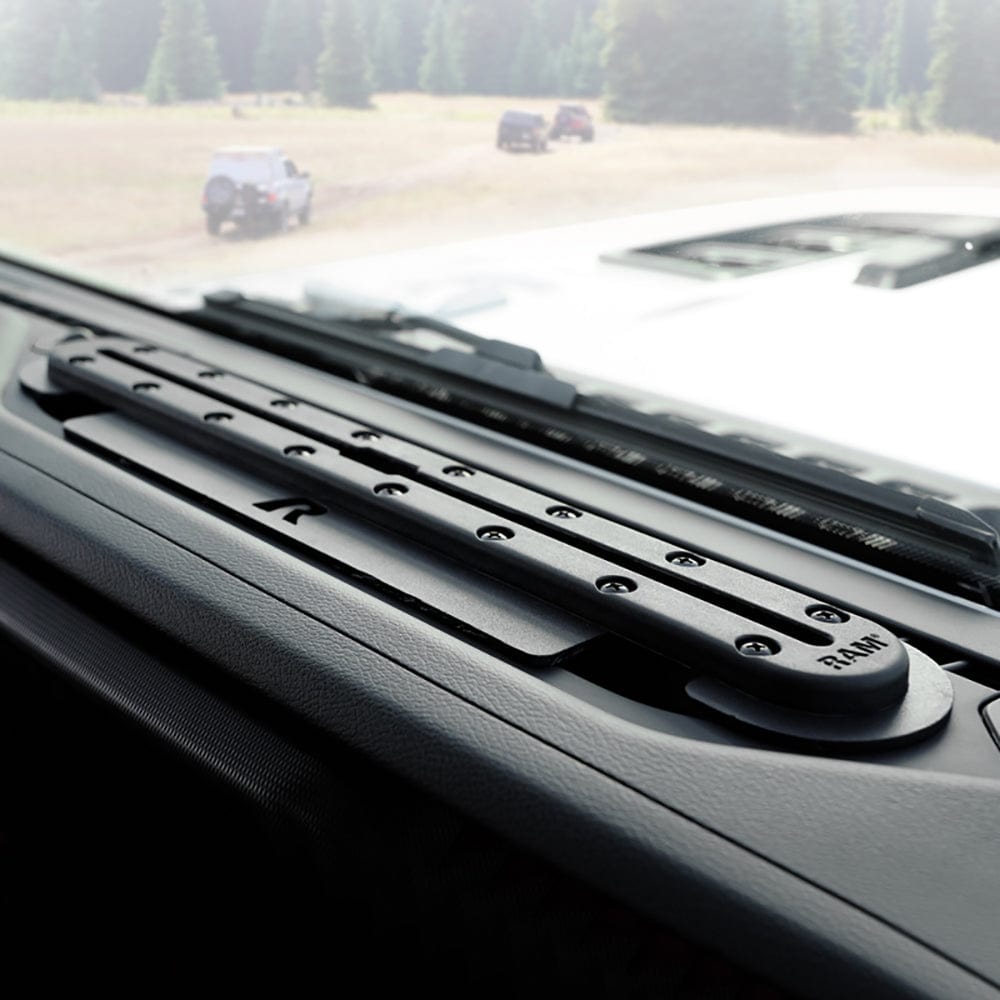 RAM Mount Tough - Track f/18 - 19 Jeep JL/Gladiator [RAM - DT - 204 - TRACK - A12U], Vehicle Mounts, RAM Mounting Systems, , , at Festive Water Paddlesports