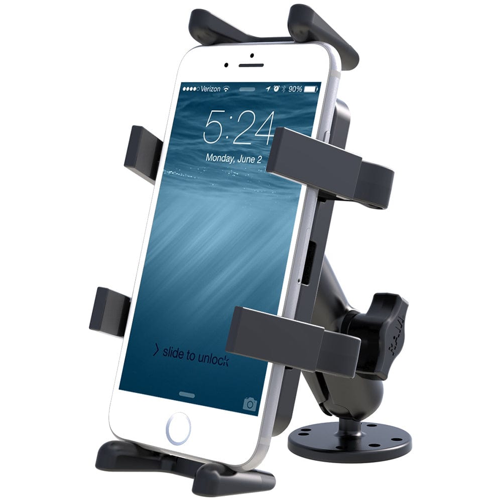 RAM Mount Universal Finger Grip Holder Surface Mount [RAM - B - 138 - UN4], Surface Mount, RAM Mounting Systems, , , at Festive Water Paddlesports