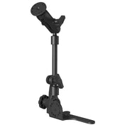 RAM Mount Universal No - Drill RAM Pod HD Vehicle Mount w/Double Socket Arm & 2.5" Round Base (AMPS Hole Pattern) [RAM - 316 - HD - 202U], Vehicle Mounts, RAM Mounting Systems, , , at Festive Water Paddlesports