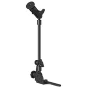 RAM Mount Universal No - Drill RAM POD HDVehicle Mount w/Double Socket Arm 2.5" Round Base AMPs Hole Pattern [RAM - 316 - HD - 18 - 202U], Vehicle Mounts, RAM Mounting Systems, , , at Festive Water Paddlesports