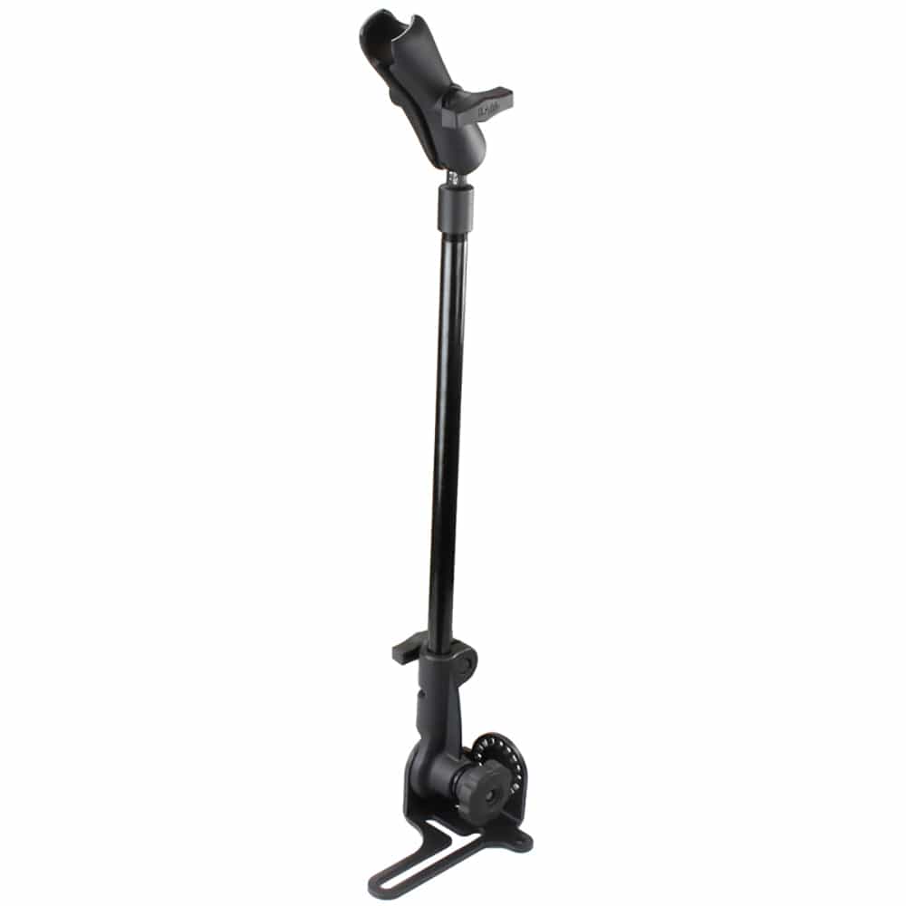 RAM Mount Universal No - Drill RAM POD HDVehicle Mount with 18" LONG Length Pole and Double Socket Arm [RAM - 316 - HD - 18 - NBU], Vehicle Mounts, RAM Mounting Systems, , , at Festive Water Paddlesports