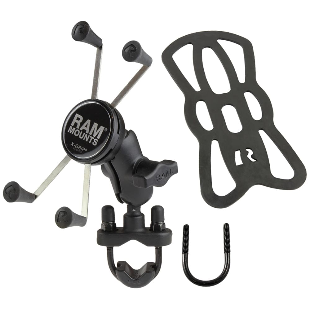 RAM Mount X - Grip Large Phone Mount w/Handlebar U - Bolt Base [RAM - B - 149Z - A - UN10U], Cell Phone Mounts, RAM Mounting Systems, , , at Festive Water Paddlesports