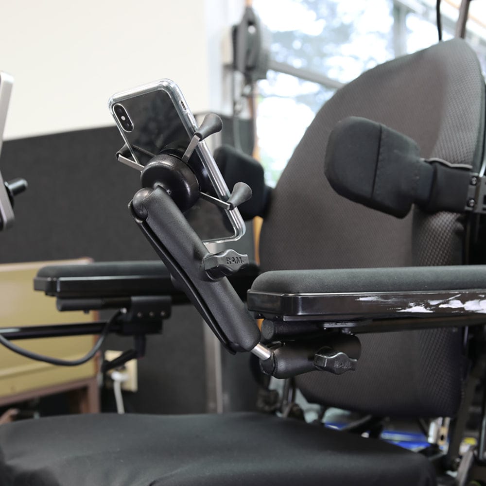RAM Mount X - Grip Phone Mount f/Wheelchair Armrests [RAM - B - 238 - WCT - 2 - UN7], Wheelchair Mounts, RAM Mounting Systems, , , at Festive Water Paddlesports