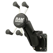 RAM Mount X - Grip Phone Mount w/Drill - Down Base Backer Plate [RAM - B - 138 - UN7 - 225B2U], Surface Mount, RAM Mounting Systems, , , at Festive Water Paddlesports