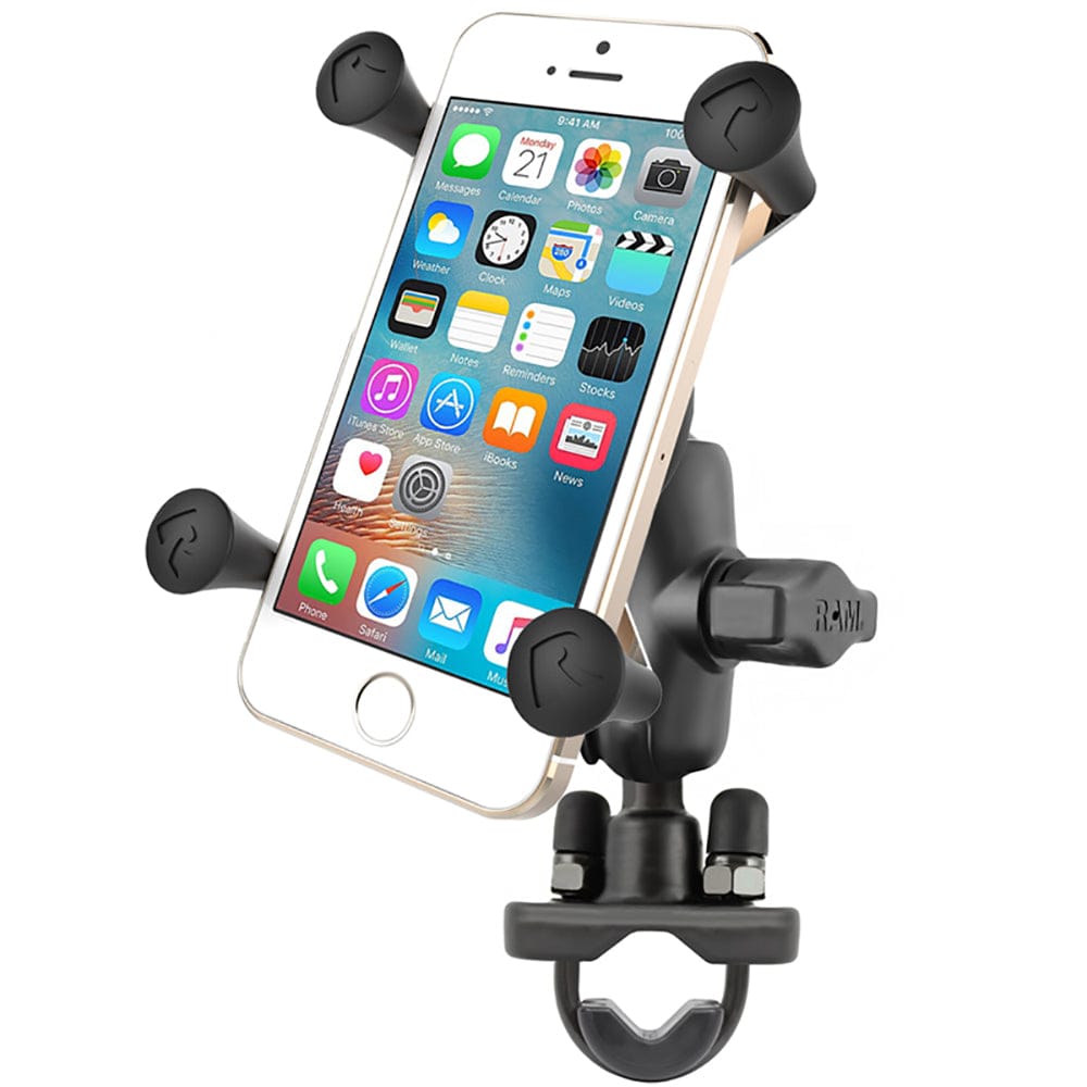 Handlebar U - Bolt Base [RAM - B - 149Z - A - UN7U], Cell Phone Mounts, RAM Mounting Systems, , , at Festive Water Paddlesports