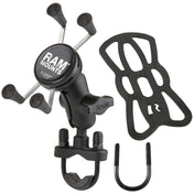 RAM Mount X - Grip Phone Mount w/Handlebar U - Bolt Base [RAM - B - 149Z - A - UN7U], Cell Phone Mounts, RAM Mounting Systems, , , at Festive Water Paddlesports