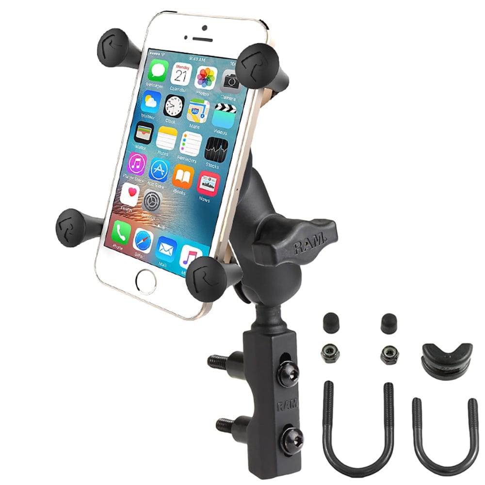 RAM Mount X - Grip Phone Mount w/Motorcycle Brake/Clutch Reservoir Base [RAM - B - 174 - A - UN7U], Cell Phone Mounts, RAM Mounting Systems, , , at Festive Water Paddlesports