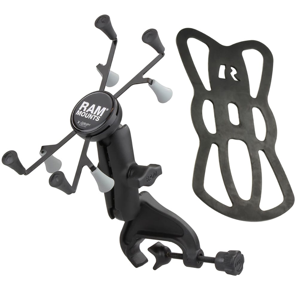 RAM Mount Yoke Clamp Mount w/X - Grip II [RAM - B - 121 - UN8U], Vehicle Laptop Mounts, RAM Mounting Systems, , , at Festive Water Paddlesports