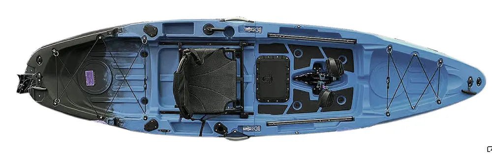 Rapido 10.8ft Fin Drive Modular Fishing Kayak, Fishing Kayak, ReelYaks, Azure in 10 - 12 weeks at Festive Water Paddlesports