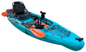 Rapido 10.8ft Fin Drive Modular Fishing Kayak, Fishing Kayak, ReelYaks, Blue Black Camo in 1 - 2 weeks at Festive Water Paddlesports