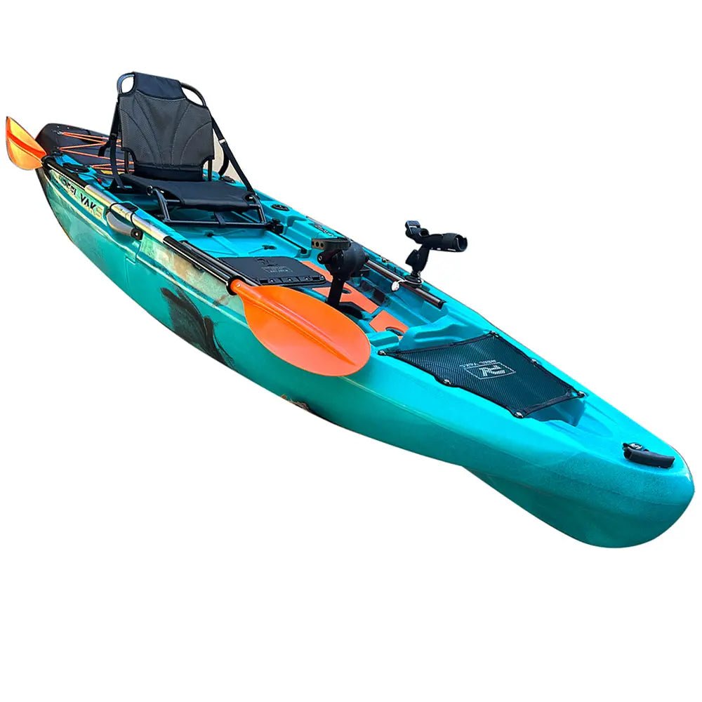 Rapido 10.8ft Propeller Drive Modular Fishing Kayak, Fishing Kayak, ReelYaks, Blue Black in 1 - 2 weeks at Festive Water Paddlesports